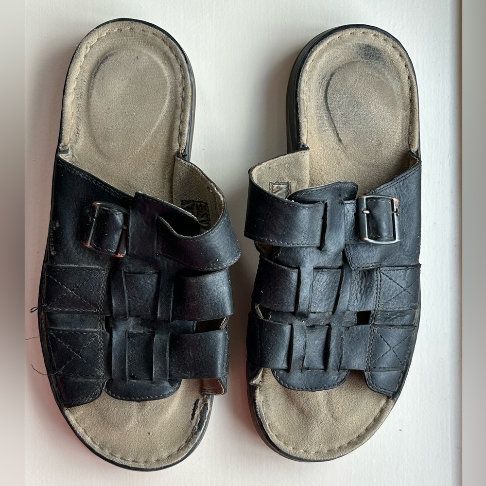 Dr. Marten’s - Men’s US14 Vintage Black Leather Sandals - Good condition!